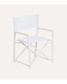 Silla Plegable Estilo Director para Exteriores de Aluminio y Textileno