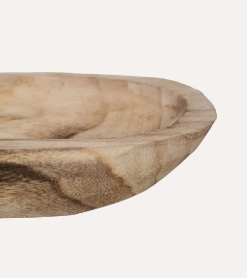 Bandeja Larga para Centro de Mesa de Madera de Paulonia