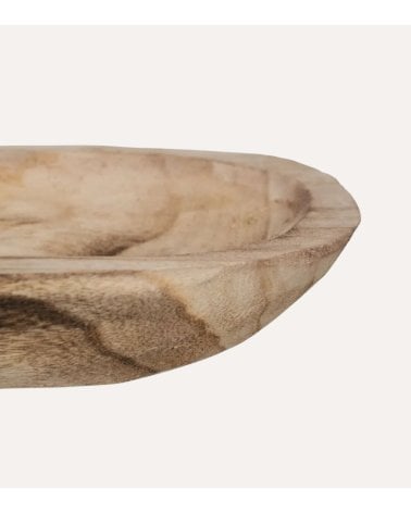 Bandeja Larga para Centro de Mesa de Madera de Paulonia