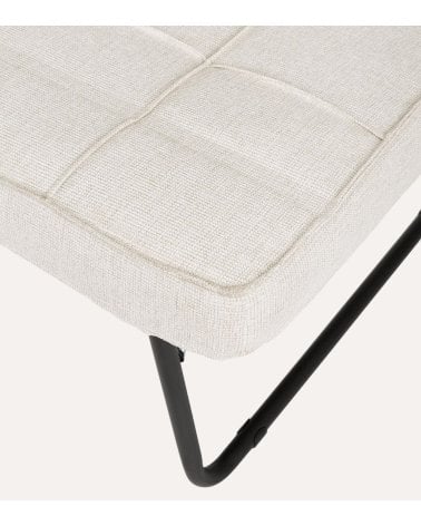 Puff Sofá Cama Barney de Acero con Cojín