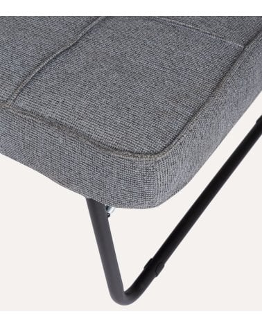 Puff Sofá Cama Barney de Acero con Cojín