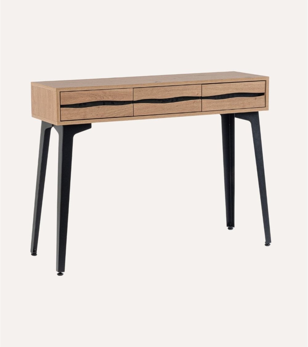 Consola Melys con 3 Cajones de MDF