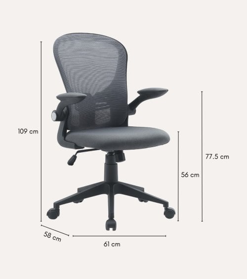 Silla de Oficina Giratoria Kempton Ergonómica