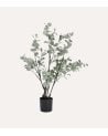 Eucalipto Blanco Decorativo de Plástico