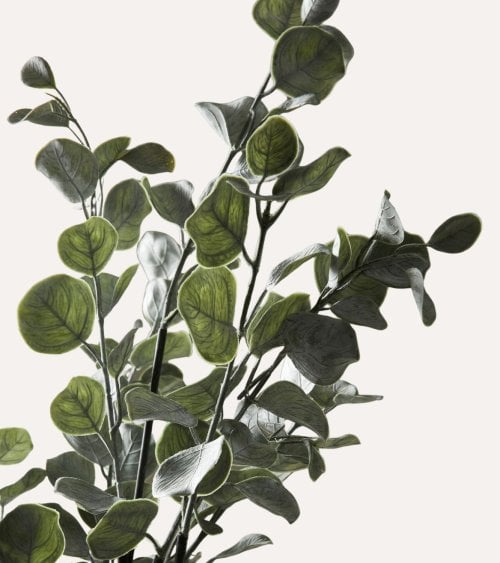 Eucalipto Blanco Decorativo de Plástico