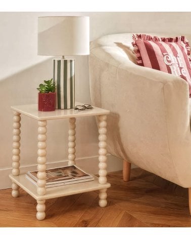 Mesa Auxiliar Chamlo con 2 Niveles de MDF