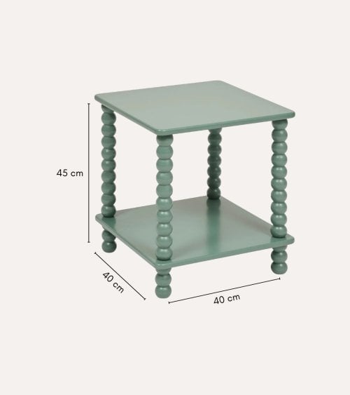 Mesa Auxiliar Chamlo con 2 Niveles de MDF