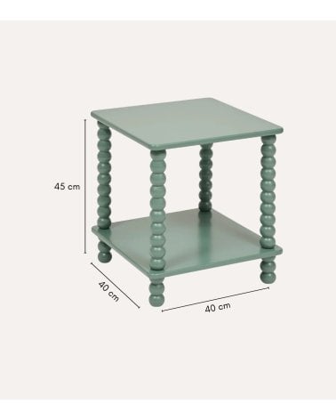 Mesa Auxiliar Chamlo con 2 Niveles de MDF