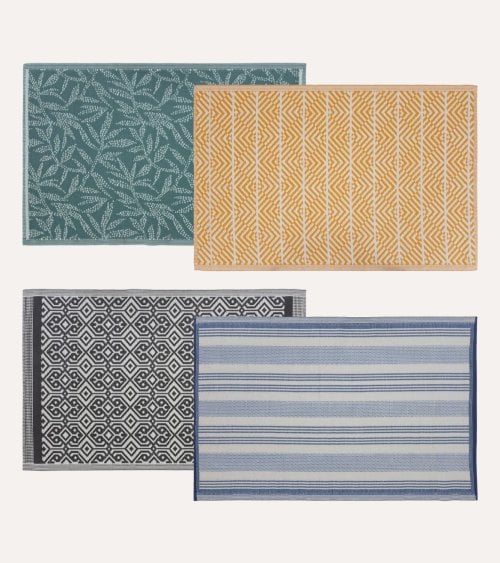 Alfombra Exterior Couleurs de Plástico