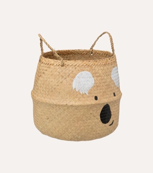 Cesta Infantil Plegable Koala de Caña