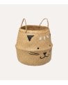 Cesta Infantil Plegable Gato de Caña