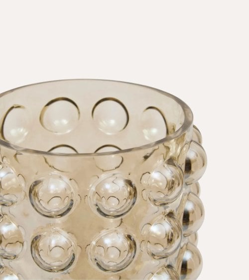 Jarrón con Burbujas Doria de Cristal