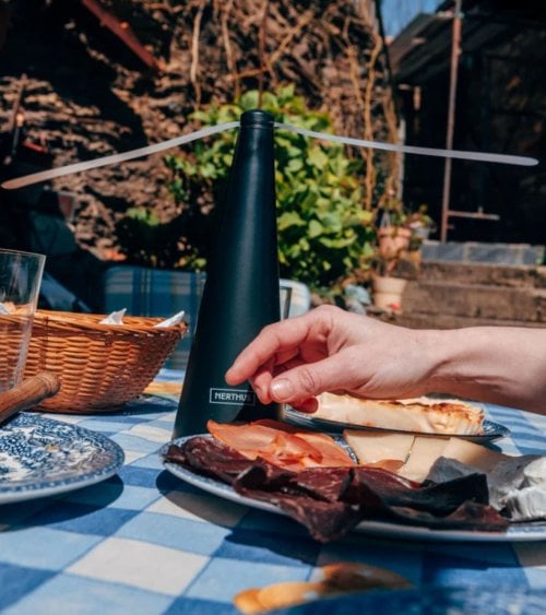 Ventilador Espanta Moscas Automático para Mesa