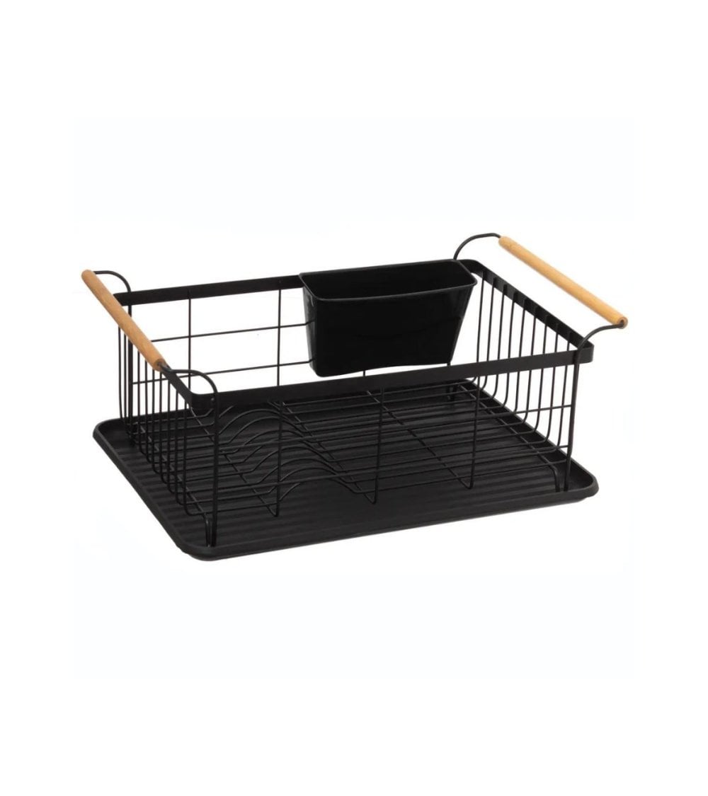 Escurreplatos Metálico con Bandeja Blackwood-1