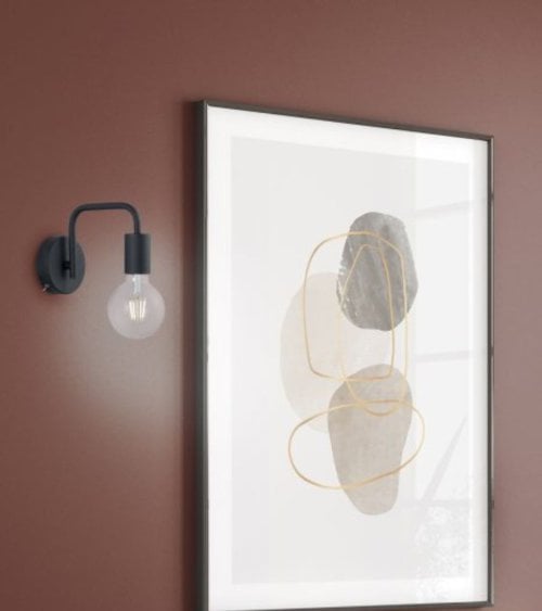 Lámpara de Pared Diallo Minimalista E27 12 W