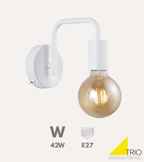 Lámpara de Pared Diallo Minimalista E27 12 W