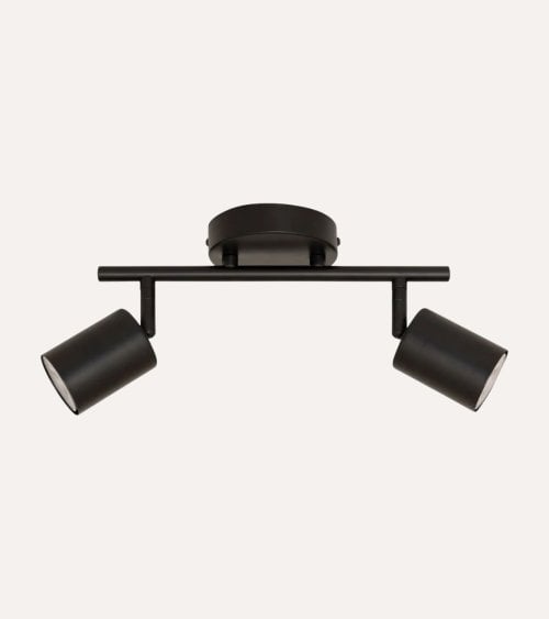 Lámpara Colgante Vico con 2 Focos de Metal