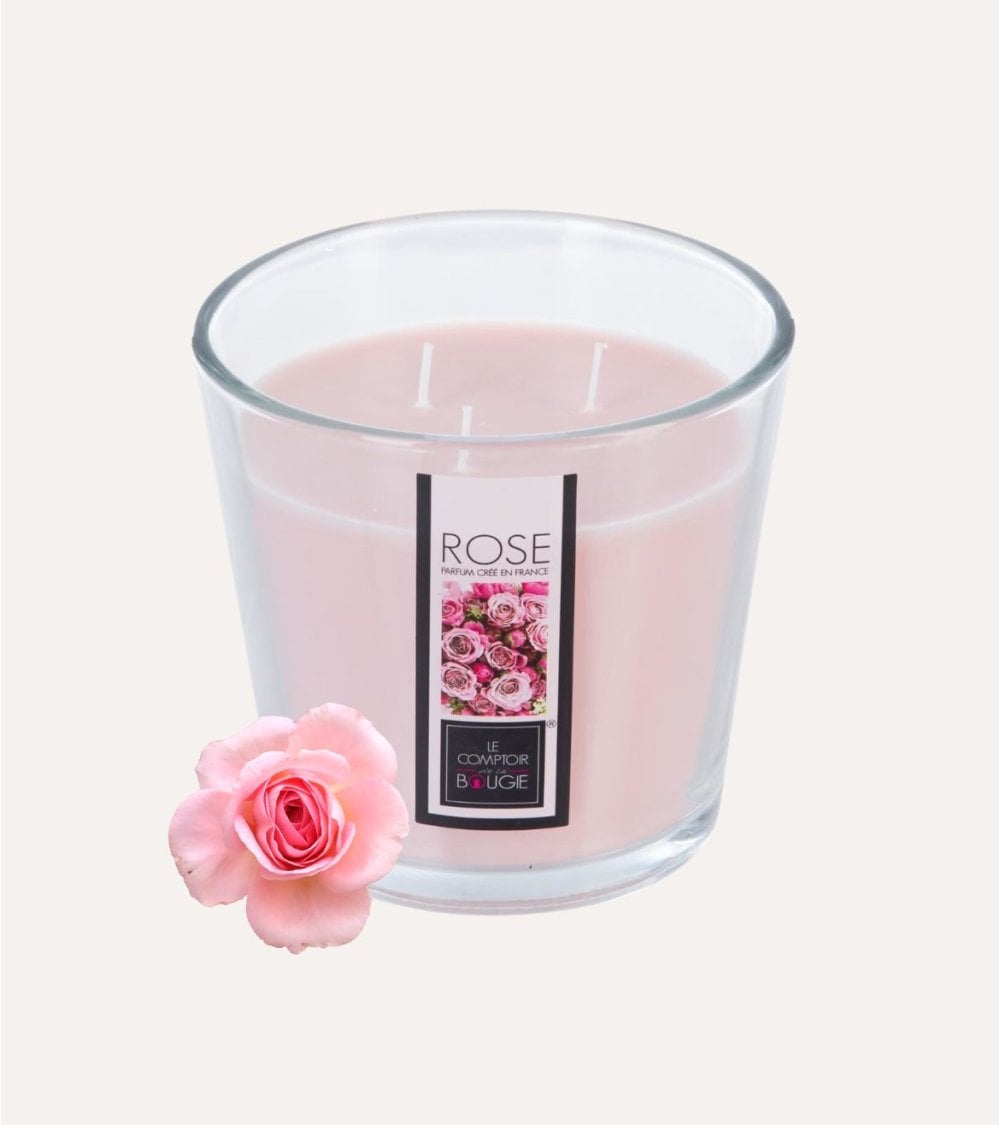 Vela Aromática Nina en Base de Cristal