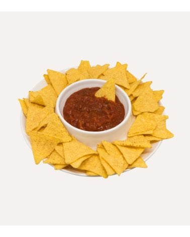 Plato para Aperitivos y Salsa de Porcelana