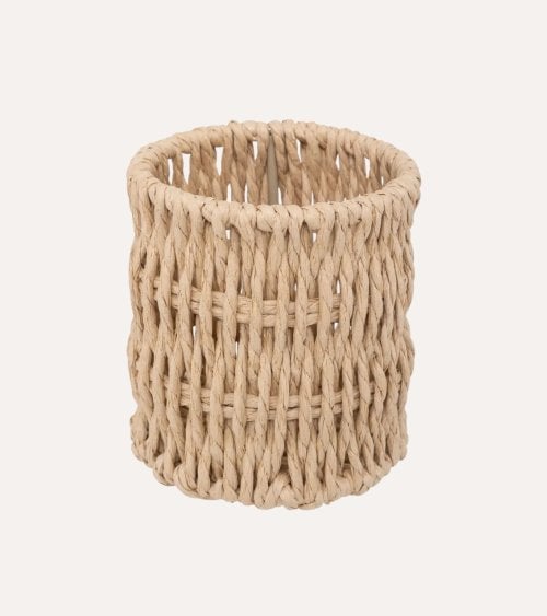 Vaso Organizador de Bolis para Escritorio Kord de Papel Tejido