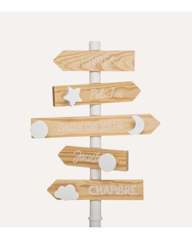 Perchero de Pie Infantil Carteles de MDF