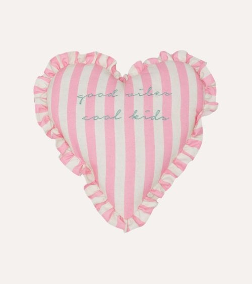 Cojín Infantil Ava en Forma de Corazón de Poliéster