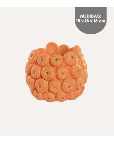 Jarrón de Mandarinas de Cemento