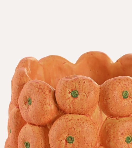 Jarrón de Mandarinas de Cemento