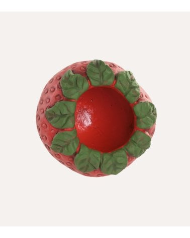 Jarrón de Fresa de Cemento