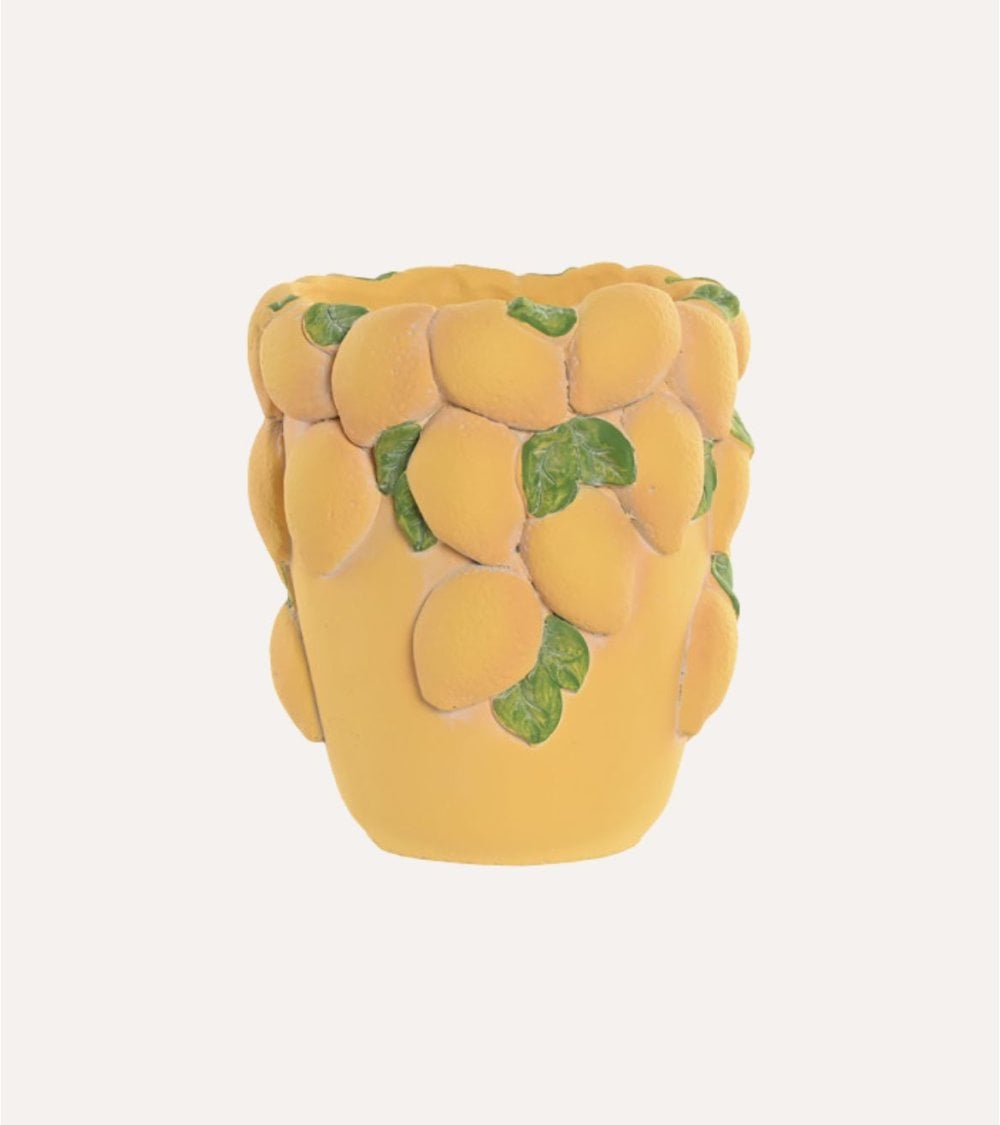 Jarrón de Limones de Cemento