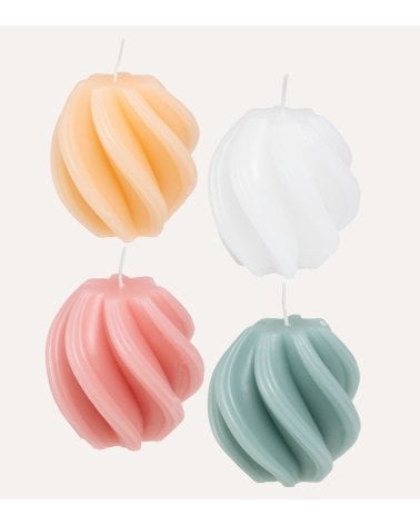 Vela en Espiral Wild de Parafina