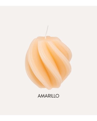 Vela en Espiral Wild de Parafina