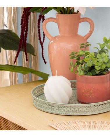 Vela en Espiral Wild de Parafina