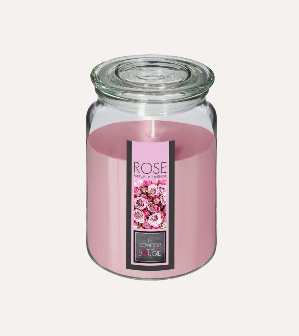 Vela Aromática Nina con Tapa en Base de Cristal