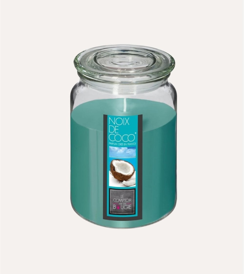 Vela Aromática Nina con Tapa en Base de Cristal