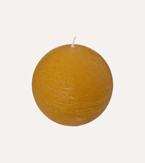 Vela Bola Decorativa Olia de Cera