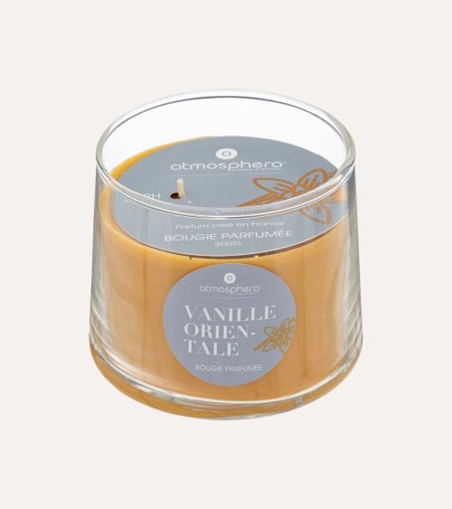 Vela Aromática Doble Izor en Base de Cristal