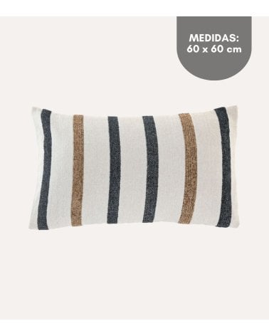Cojín Velvet Rayas con Relleno de Algodón