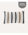 Cojín Velvet Rayas con Relleno de Algodón