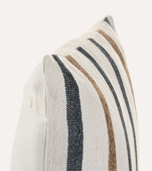 Cojín Velvet Rayas con Relleno de Algodón