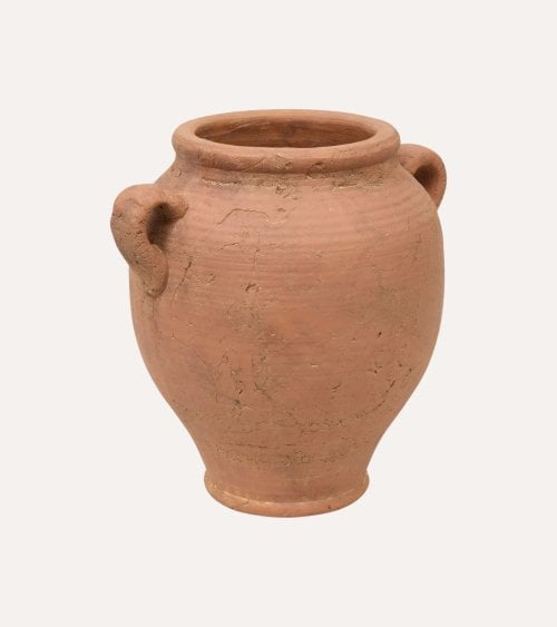 Jarrón con Asa Romia de Terracota