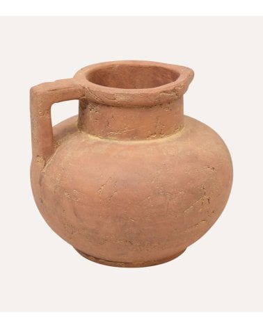 Jarra Decorativa con Asa Romia de Terracota
