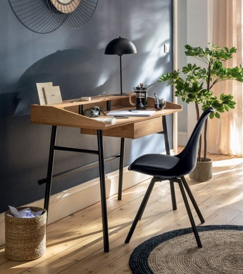 Escritorio Josan con 1 Cajón de MDF y Acero