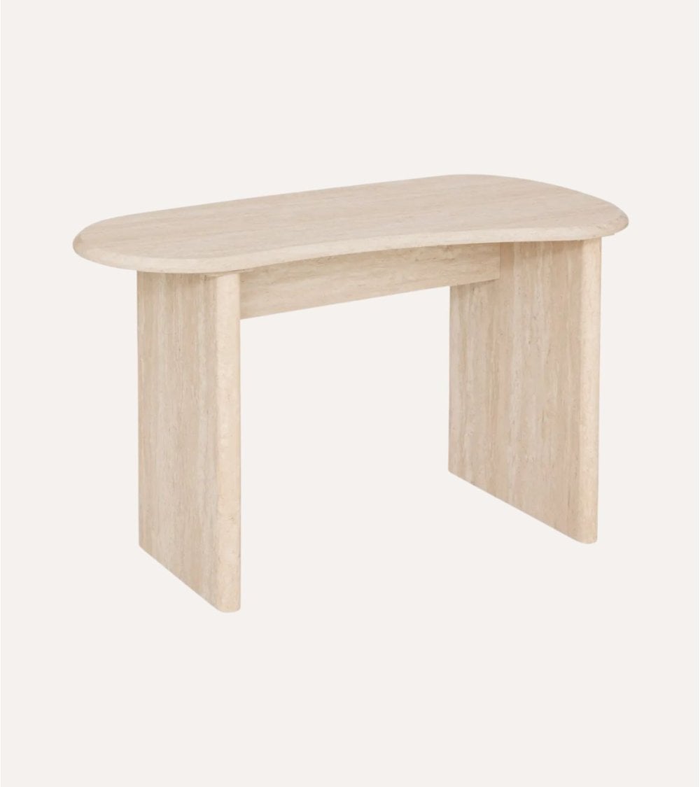 Escritorio Anaya Efecto Travertino de MDF