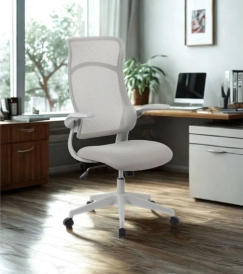 Silla de Oficina Zolder de Madera y Plástico