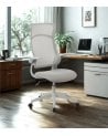 Silla de Oficina Zolder de Madera y Plástico