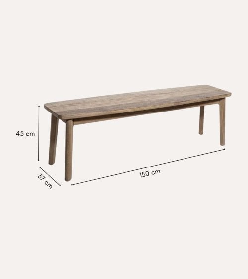 Banco de Comedor Banila de Madera de Acacia