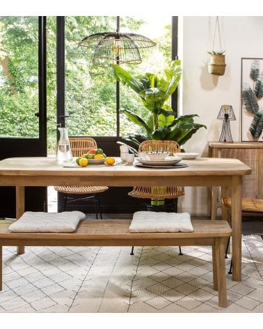 Banco de Comedor Banila de Madera de Acacia