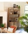 Librería Banila de Madera de Acacia
