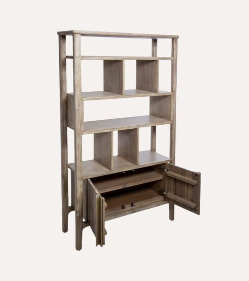 Librería Banila de Madera de Acacia